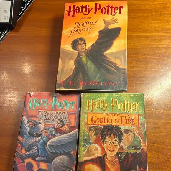 📌Harry Potter Goblet of Fire  - Prisoner of Azkaban -Deathly Hallows (Hard Cov) - Picture 1 of 9